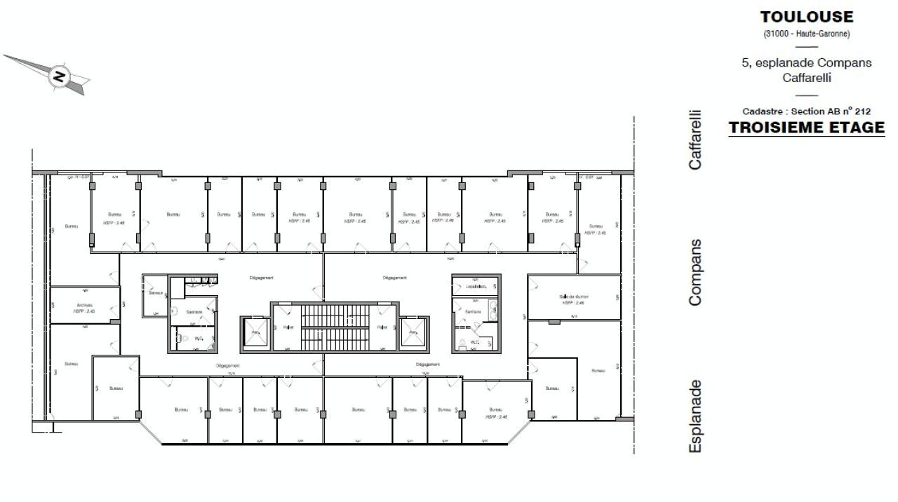 Bureau Toulouse 1197m² Location bureau Toulouse Haute-Garonne OLBUR2427053 21